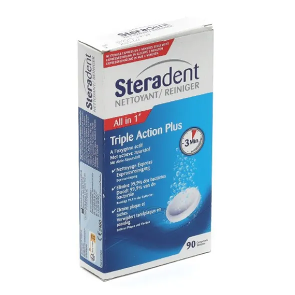 Steradent Triple Action Plus Comprimés effervescents