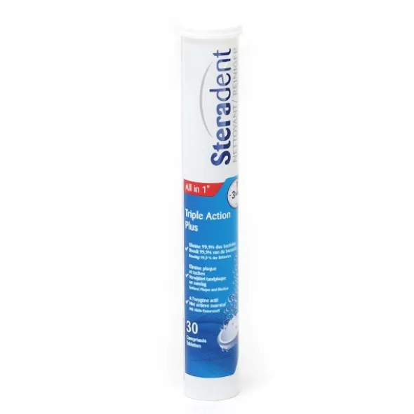 Steradent Triple Action Plus Comprimés effervescents