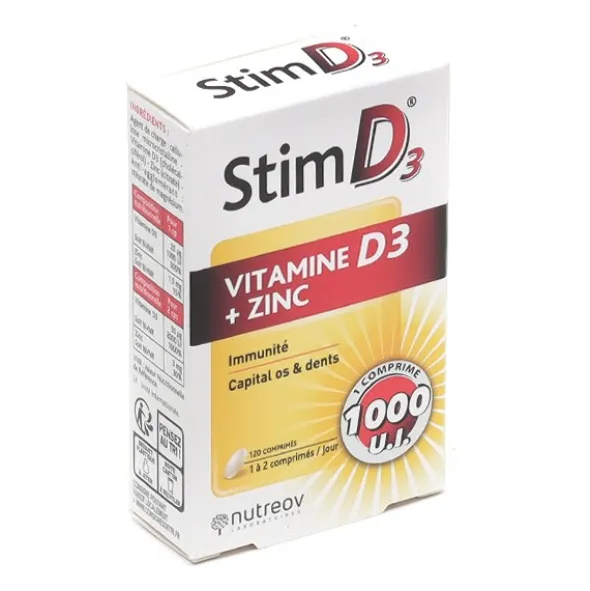 Stim D3 Vitamine D 1000 UI comprimés