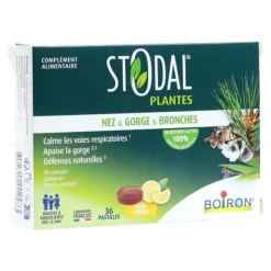 Stodal Plantes Nez gorge bronches pastilles citron