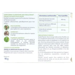 Stodal Plantes Nez gorge bronches pastilles citron