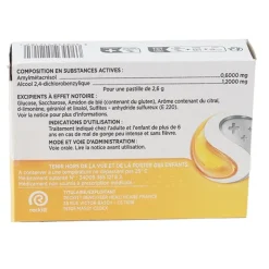 Strepsils miel citron