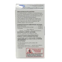 Strepsil Spray lidocaine collutoire