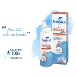 Stérimar Nez bouché bébé Spray hypertonique