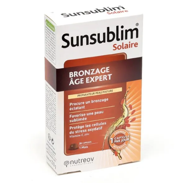 Sunsublim Solaire Bronzage Age expert gélules