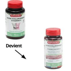 Super Diet Acide hyaluronique + Vitamine C naturelle gélules