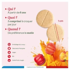 Super Diet acérola 1000 Bio comprimés à croquer