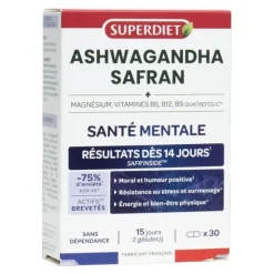 Super Diet Ashwagandha Safran Santé mentale gélules