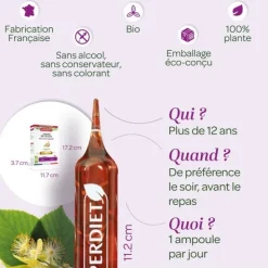 Super Diet aubier de tilleul digestion bio ampoules