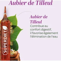 Super Diet aubier de tilleul digestion bio ampoules