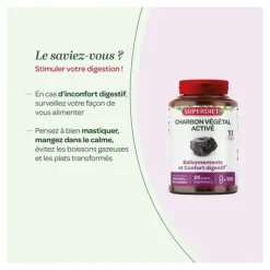 Super Diet Charbon végétal activé gélules