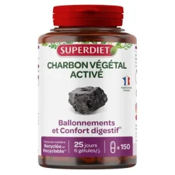 Super Diet Charbon végétal activé gélules