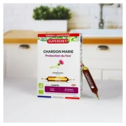 Super Diet Chardon Marie ampoules Bio