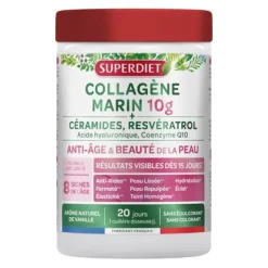 Super Diet Collagène marin 10 g Anti âge et beauté de la peau poudre