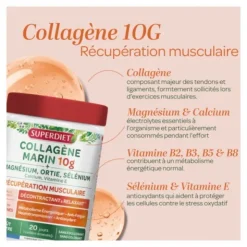 Super Diet Collagène marin 10 g Récupération musculaire poudre