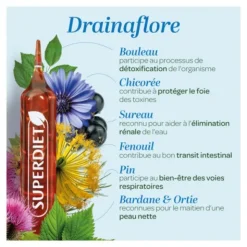 Super Diet Drainaflore bio ampoules