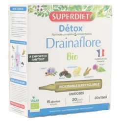 Super Diet Drainaflore bio unidoses