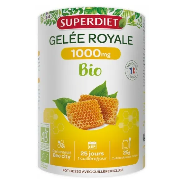 Super Diet Gelée royale 1000 mg bio pot