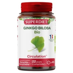 Super Diet ginkgo biloba bio comprimés