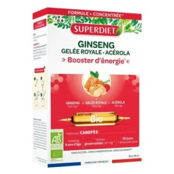 Super Diet Ginseng Gelée royale Acérola bio ampoules
