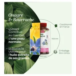 Super Diet huile d'onagre et bourrache capsules