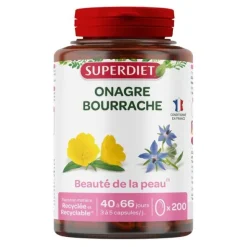 Super Diet huile d'onagre et bourrache capsules