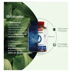 Super Diet mélatonine 1 mg gélules