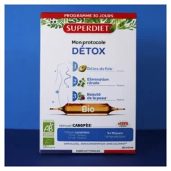 Super Diet Mon protocole Détox ampoules Bio