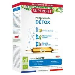 Super Diet Mon protocole Détox ampoules Bio