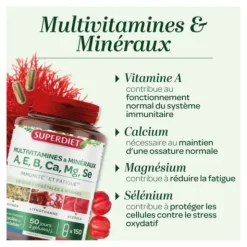 Super Diet Multivitamines et minéraux gélules
