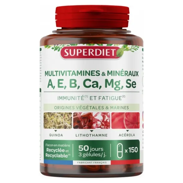 Super Diet Multivitamines et minéraux gélules