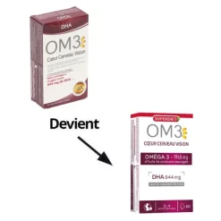 Super Diet OM3 coeur cerveau vision capsules