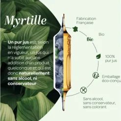 Super Diet Pur jus de Myrtille bio ampoules