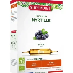 Super Diet Pur jus de Myrtille bio ampoules