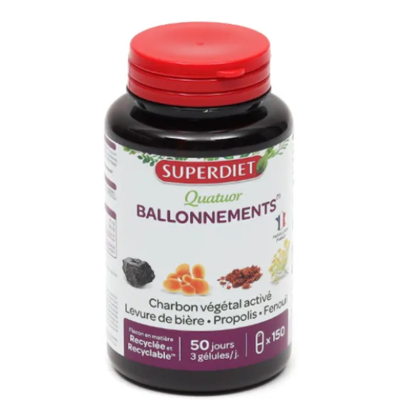 Super Diet Quatuor Ballonnements gélules