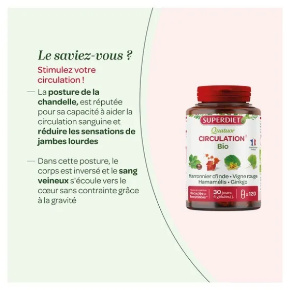 Super Diet Quatuor Circulation Bio gélules