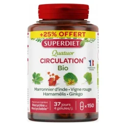 Super Diet Quatuor Circulation Bio gélules