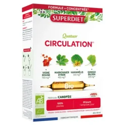 Super Diet Quatuor Circulation Bio ampoules