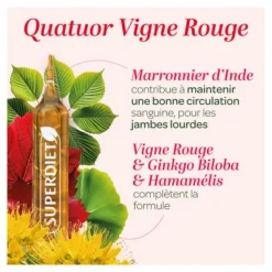 Super Diet Quatuor Circulation Bio ampoules