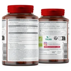 Super Diet Quatuor Curcuma Cassis Harpagophytum et Ortie bio gélules