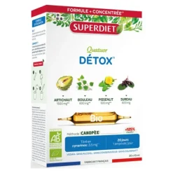 Super Diet Quatuor Détox ampoules Bio