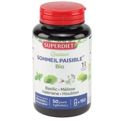 Super Diet Quatuor sommeil paisible bio gélules