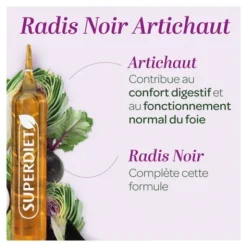 Super Diet Radis noir Artichaut ampoule Bio