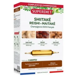 Super Diet Shiitaké Reishi Maitaké ampoule Bio