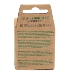 SuperWhite fil dentaire biodégradable 50 m