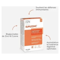 Suplezinc gélules végétales
