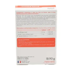 Suplezinc gélules végétales