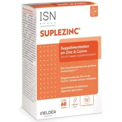 Suplezinc gélules végétales
