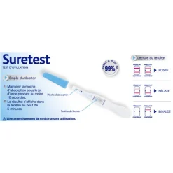 Suretest test d'ovulation