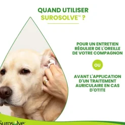 Surosolve nettoyant auriculaire Chien et Chat